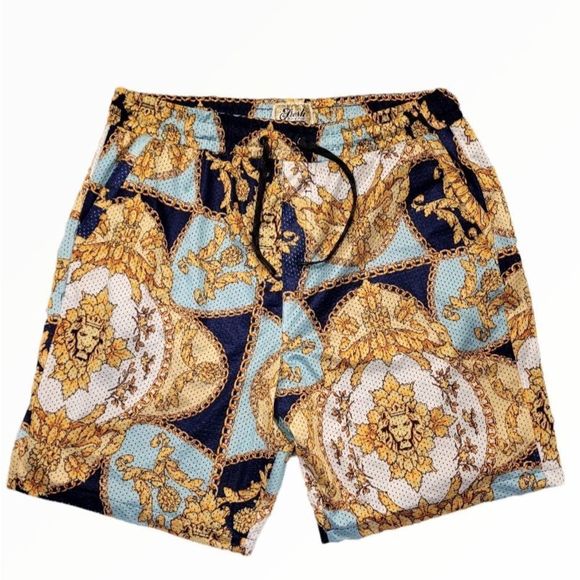 Fresh Prints of Bel Air Graphic Couture print shorts - Picture 1 of 4